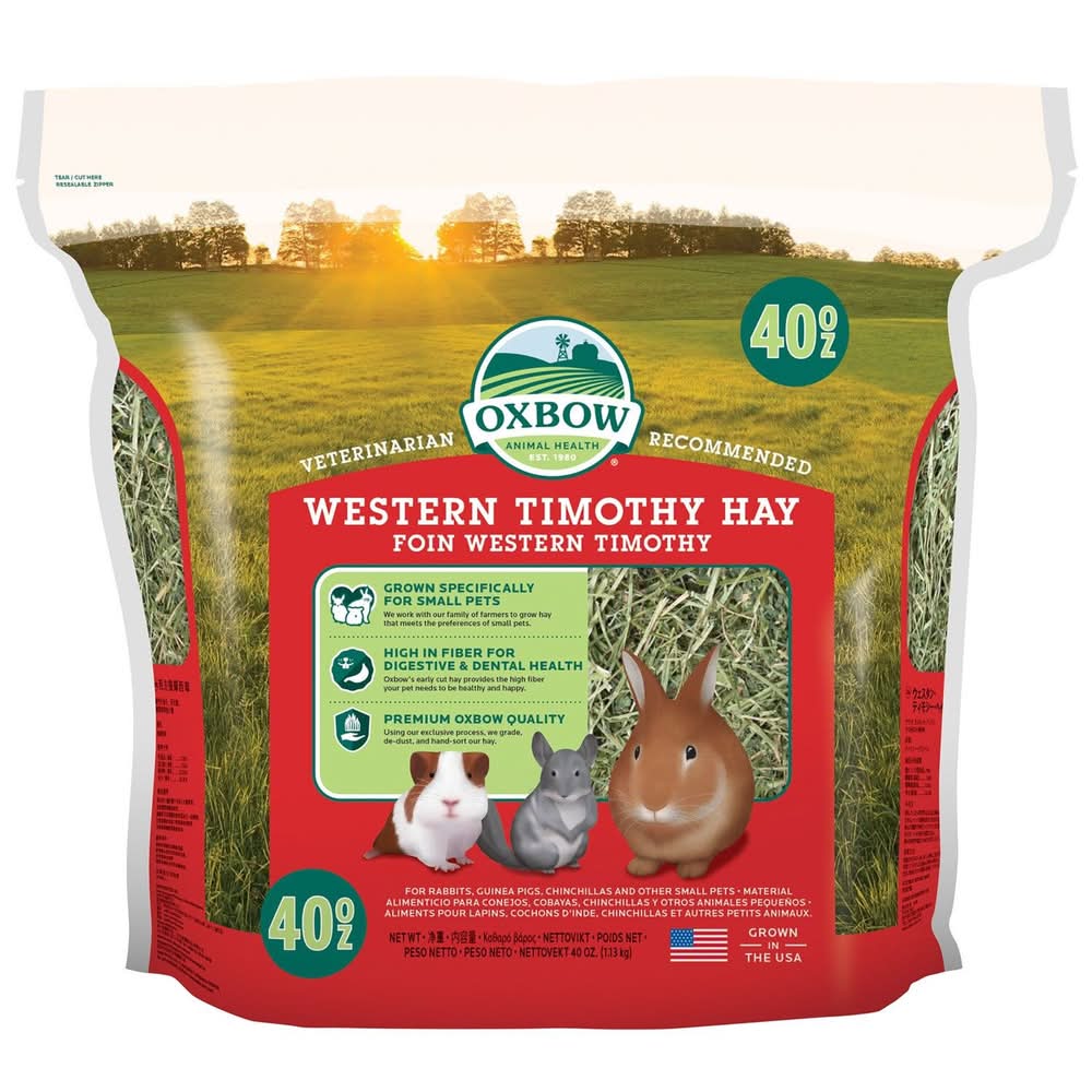 Oxbow Western Timothy Hay, 40 oz