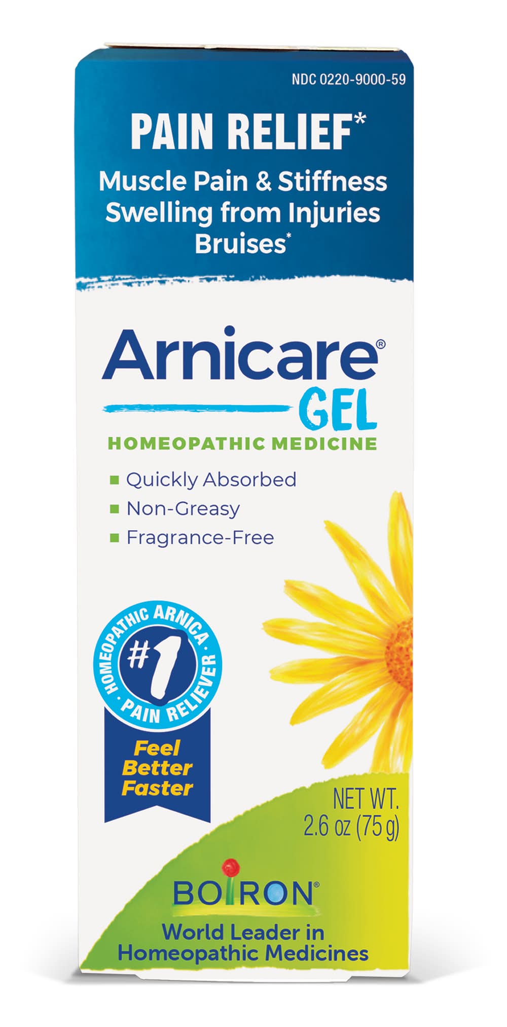 Arnicare Gel Homeopathic Medicine For Pain Relief (2.6 oz)