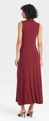 a new day burgundy dress Chi Chi Asymmetric Bodycon Midi Dress in Green, Size 12