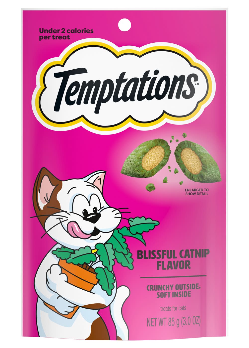Temptations Cat Treats, Blissful Catnip (3 oz)