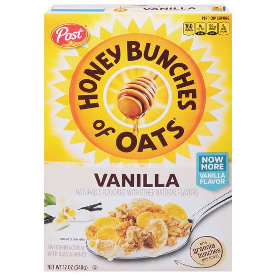 Honey Bunches Of Oats Vanilla Sweetened Cereal