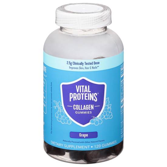 Vital Proteins Grape Collagen Gummies (120 ct)