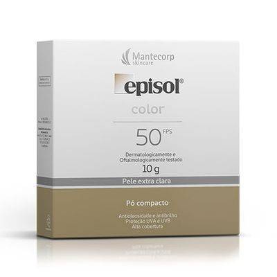 Mantecorp pó compacto episol color fps 50 pele extra clara (10g)