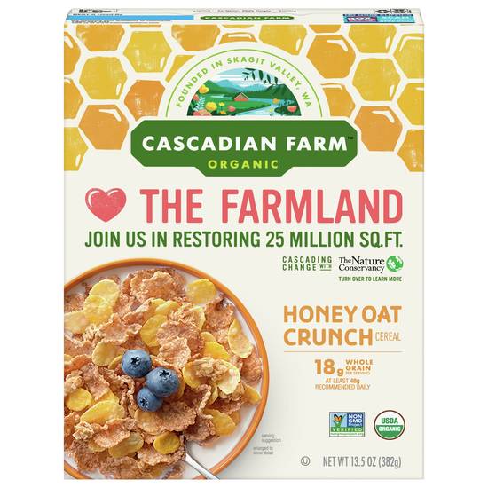 Cascadian Farm Honey Oat Crunch Cereal
