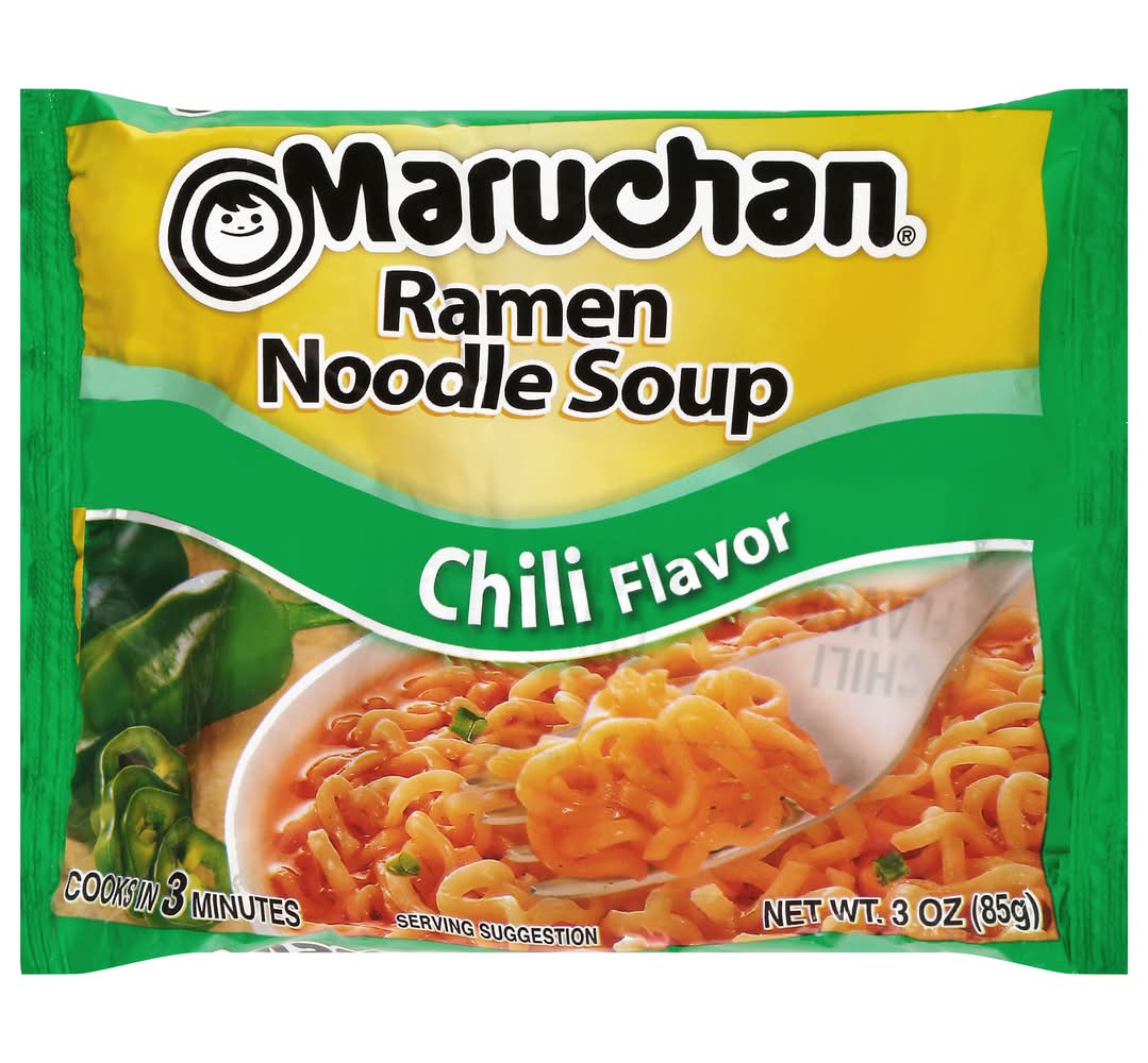 Maruchan Ramen Noodle Soup, Hot Chili (3 oz)