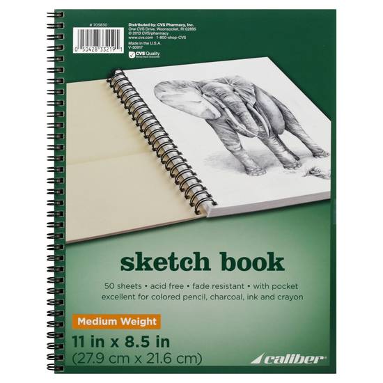 Caliber Medium Weight Sketch Book