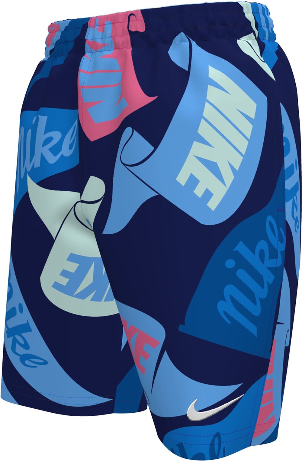 Nike Boys' 7" Flag Volley Swim Shorts (Midnight Navy, M)