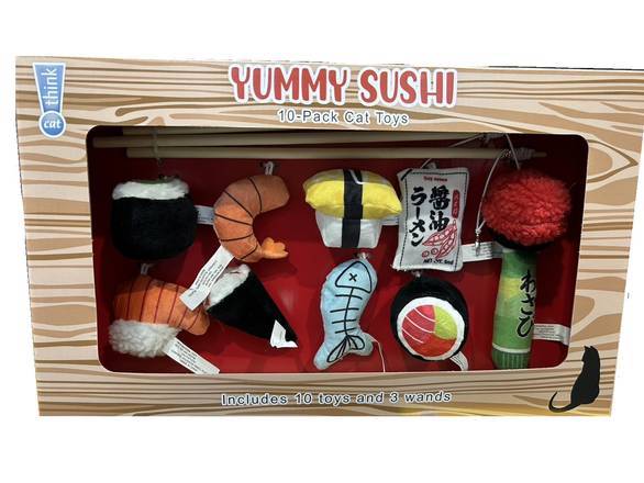 YUMMY SUSHI 猫用おもちゃ CAT TOY