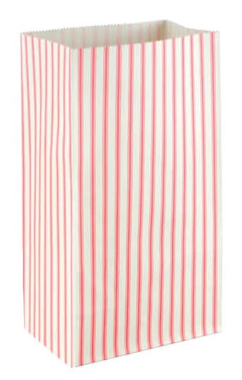 Celebrate It Stripes Favor Bags, 4.7x2.8x8.8 in, Pink (12 ct)