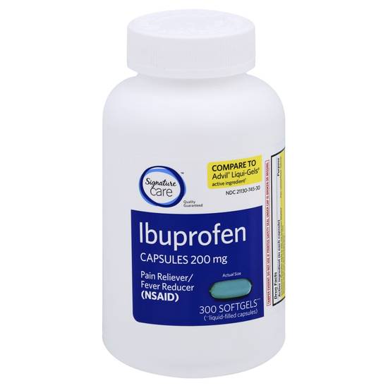 Signature Care Ibuprofen 200 mg Capsules (300 ct)