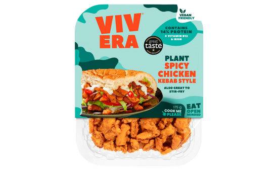 Vivera Plant Spicy Chicken Kebab Style 175g