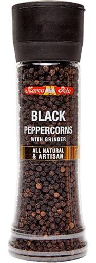 Mp Black Peppercorns- Grinder 165g