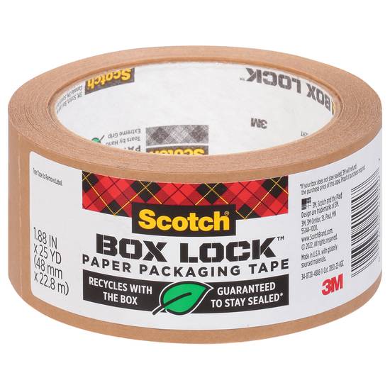 Scotch Box Lock Paper Packaging Tape