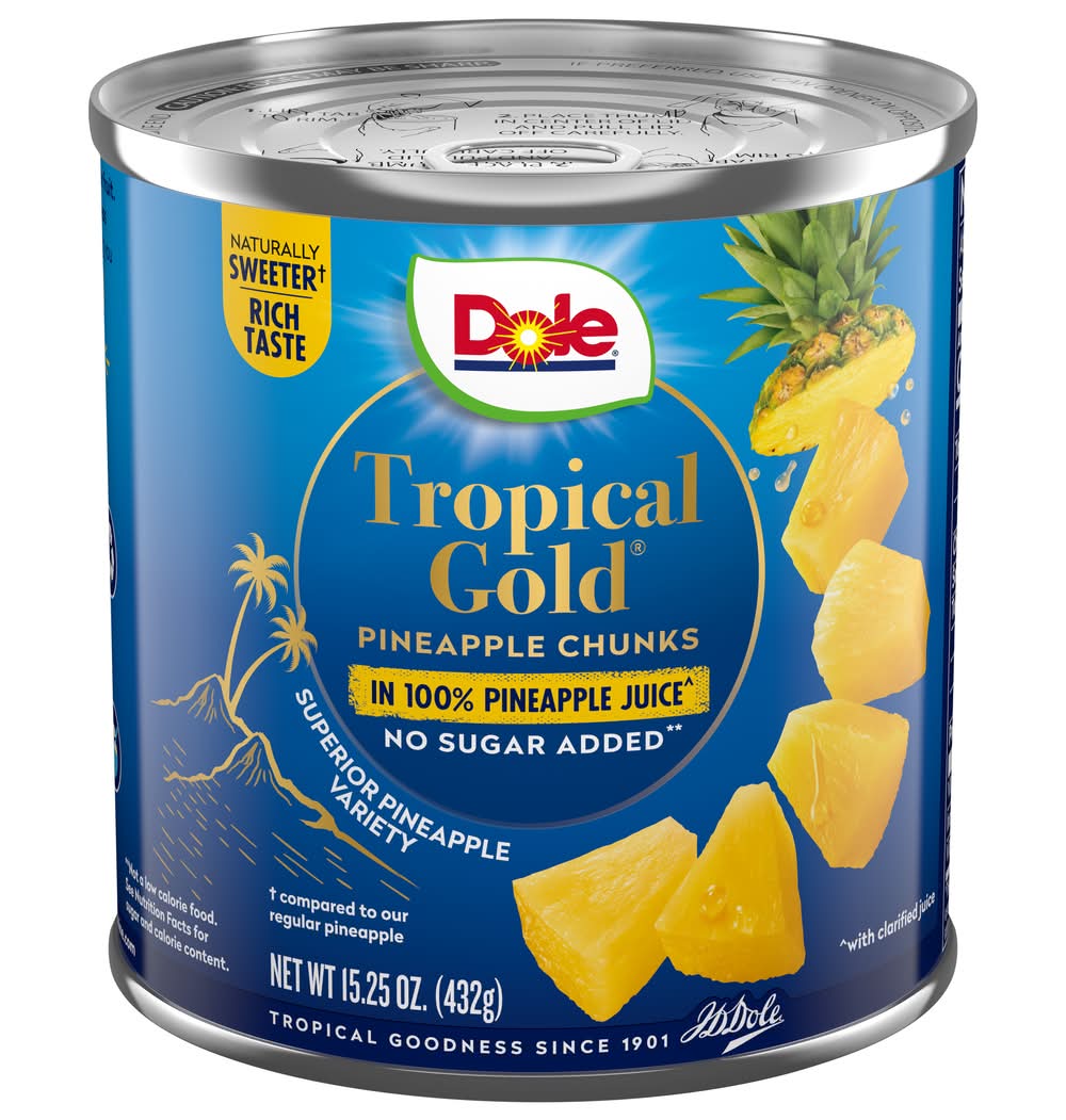 Dole Tropical Gold Pineapple Chunks (15.25 oz)