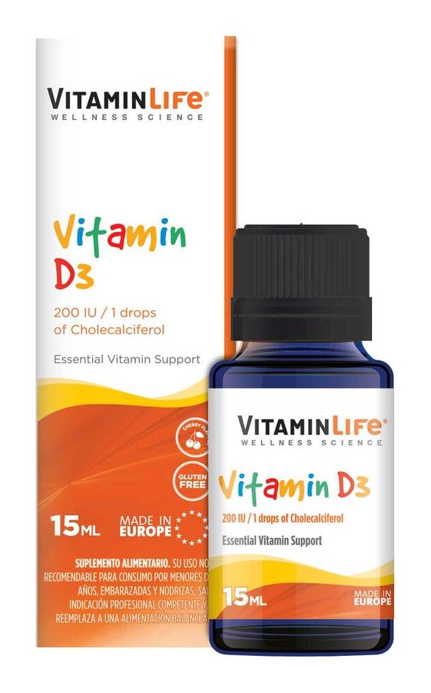 VitaminLife Vitamina D 200UI 15ml