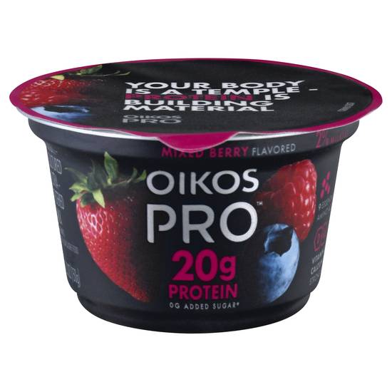 Oikos Pro Mixed Berry Flavored Yogurt