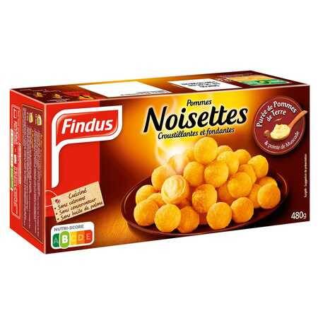 Pommes noisettes FINDUS - la boite de 480 g