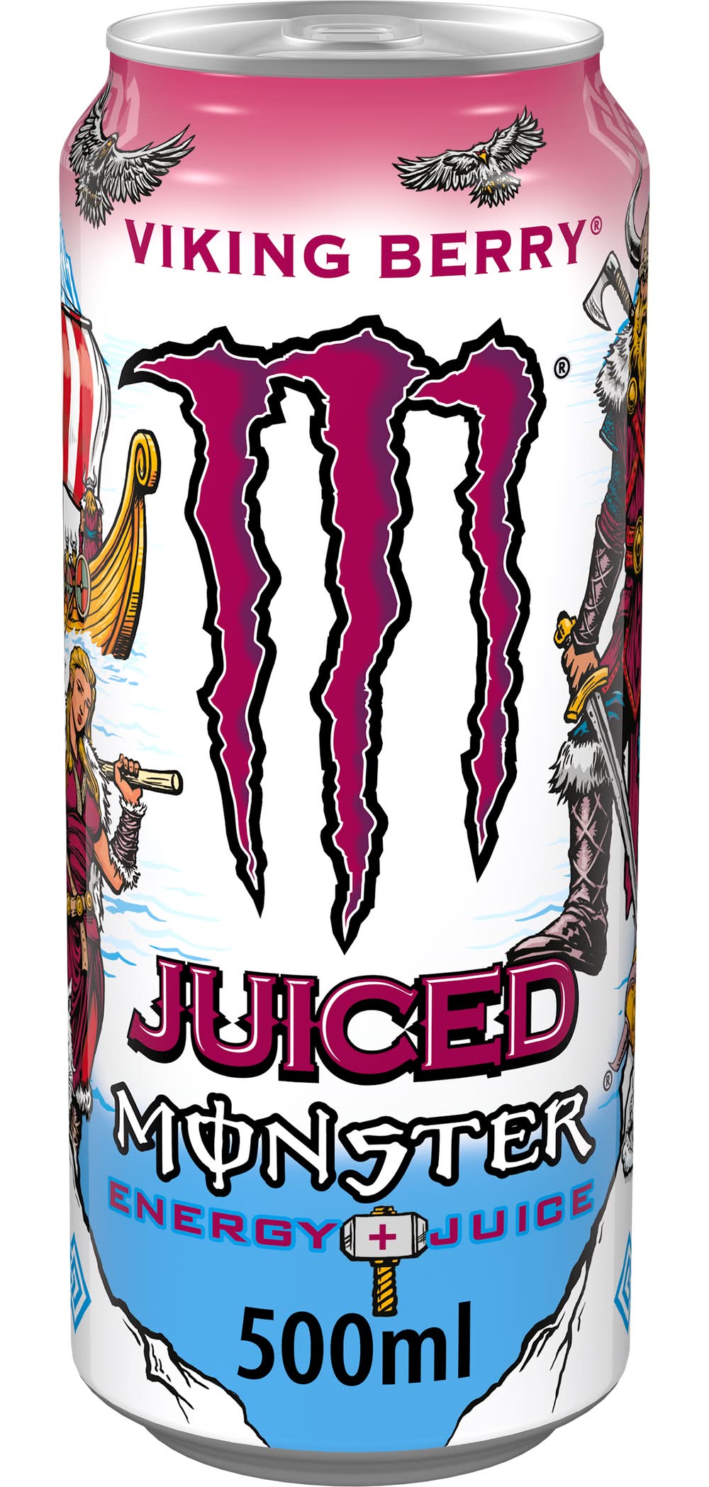 Monster Energy - Juiced boisson énergisante aromatisée, viking berry (500ml)