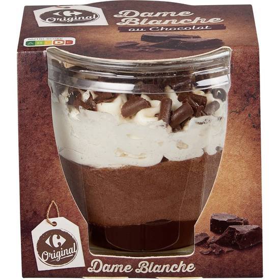 Carrefour Original - Dessert dame blanche (chocolat)