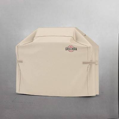 Grillman 58"x24''x48'' Premium Grill Cover for Outdoor Grill, Beige