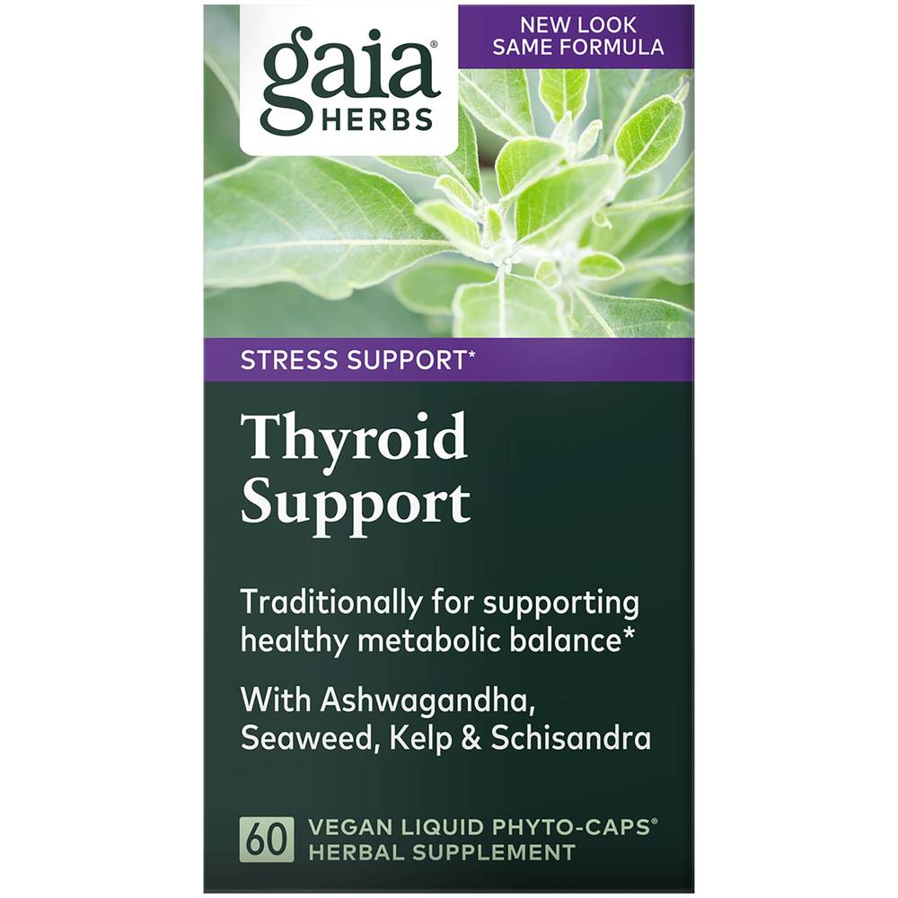 Thyroid Support For A Healthy Metabolic Balance (60 Vegetarian Liquid Capsules)