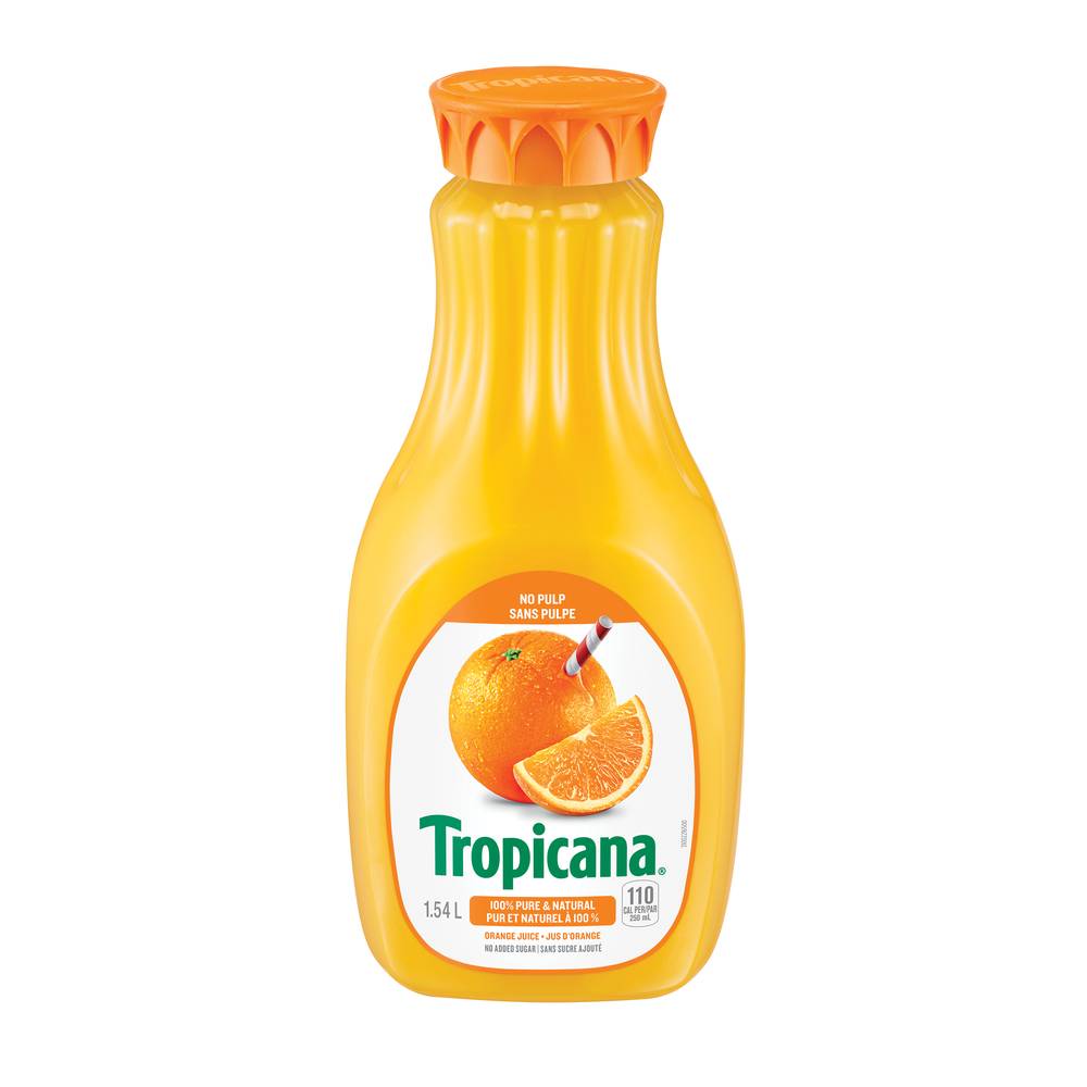 Tropicana No Pulp Orange Juice (1.54 L)