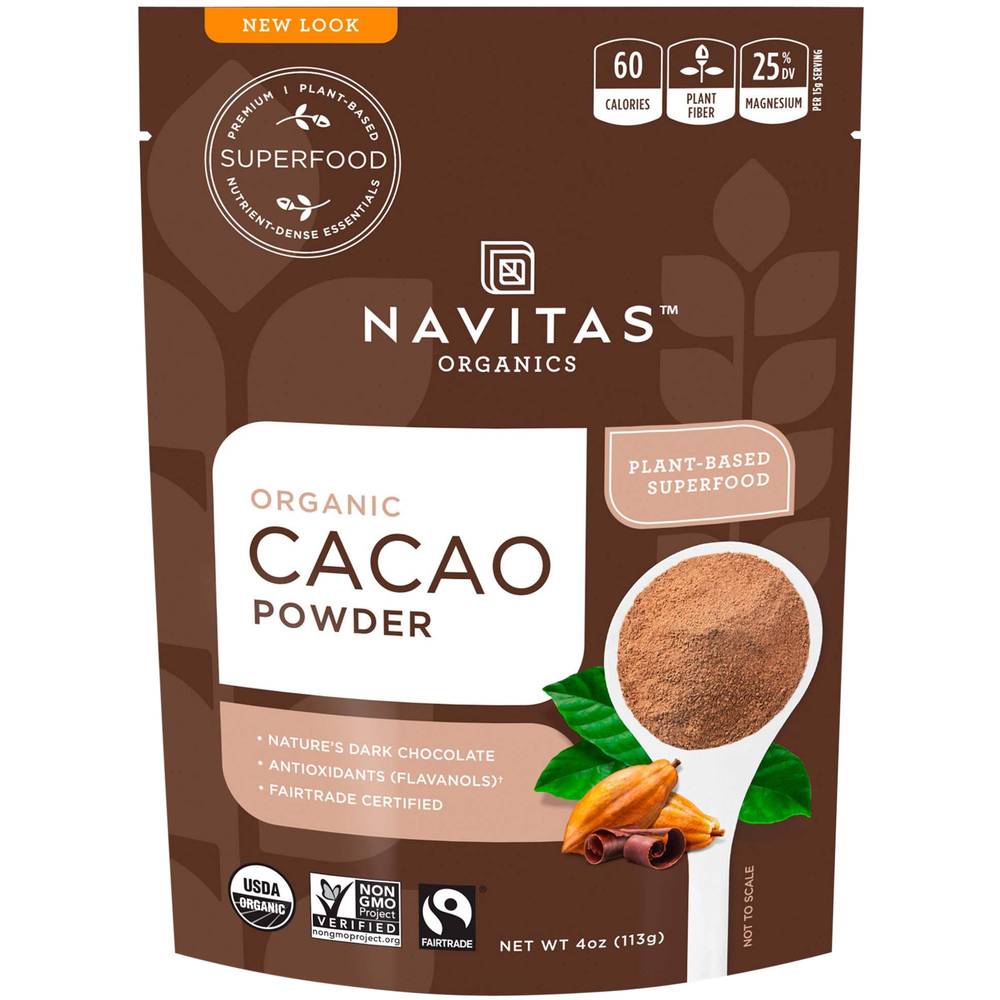 Organic Cacao Powder - (8 Ounces Powder)