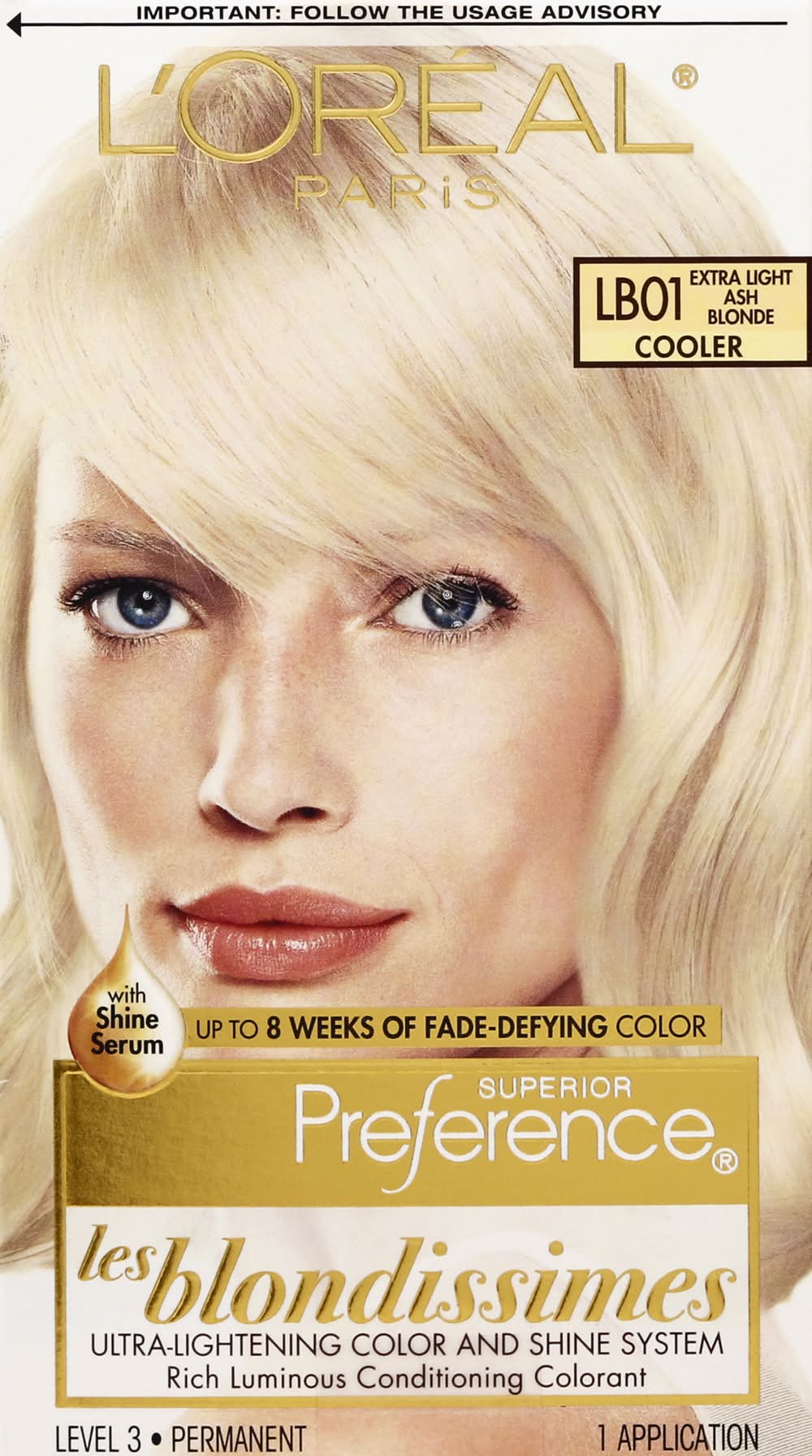 L'Oréal Paris Lb01 Extra Light Ash Blonde Hair Dye (9.6 oz)
