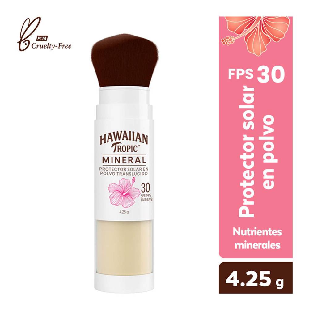 Hawaiian Tropic · Protector solar en polvo mineral fps 30 (4,25 g)