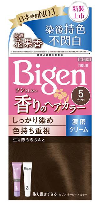 美源花果香染髮霜5棕色 #43014531