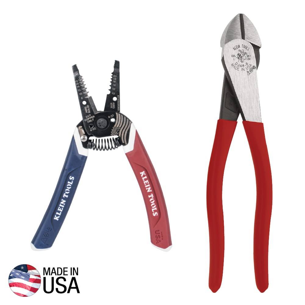 Klein Tools American Legacy Plier and Wire Stripper 8-in Diagonal Cutting Pliers | 94156