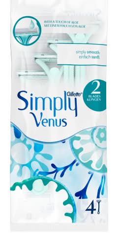 Gillette Women, Simply Venus Disposable Razors (4 pack)