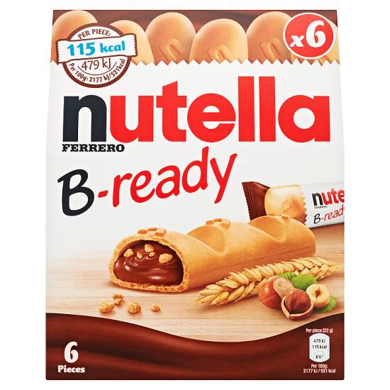 Ferrero Nutella B-Ready Bars (6 ct)