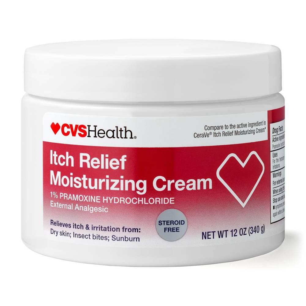 CVS Health Itch Relief Moisturizing Cream (12 oz)