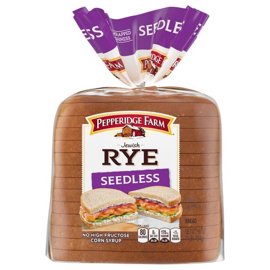 Pepperidge Farm Jewish Rye Seedless Bread