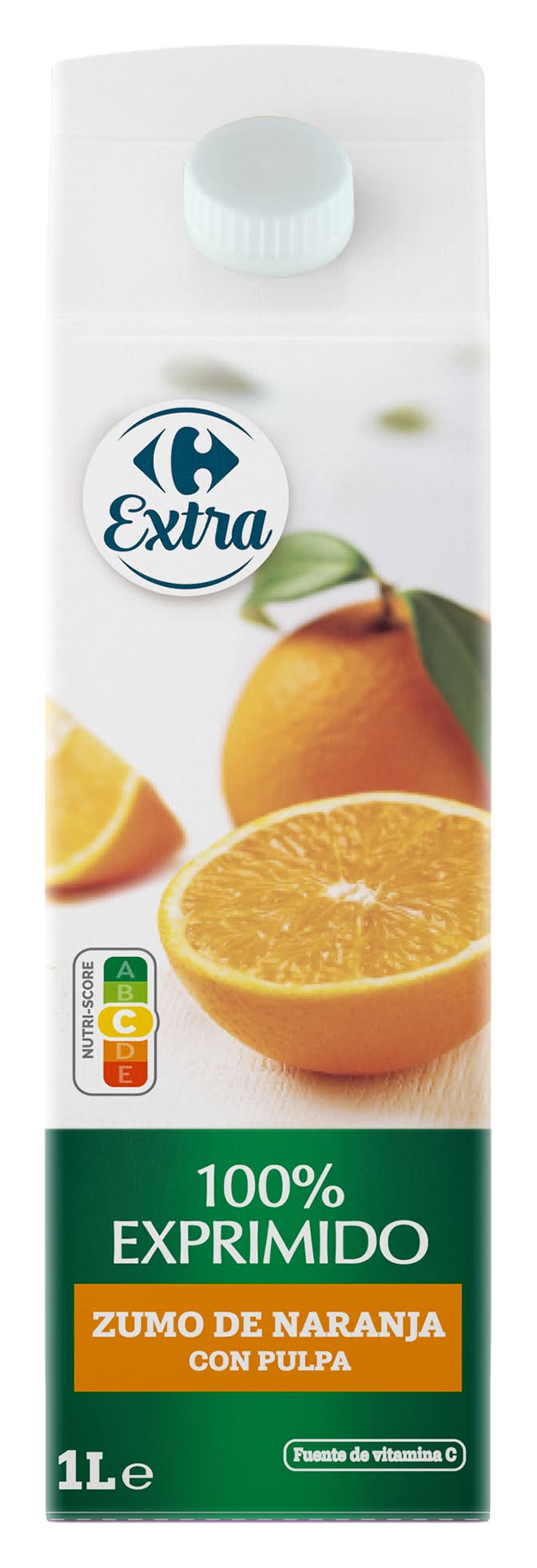 Zumo de naranja con pulpa · Carrefour (1 L)
