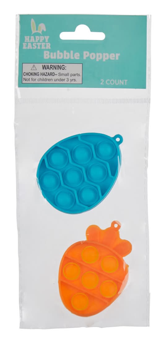 Happy Easter Bubble Popper Stress Reliever Toy 2 Ct
