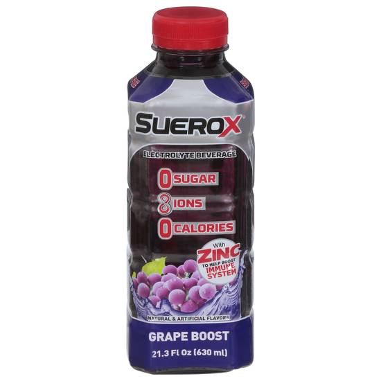 Suerox Grape Boost Electrolyte Beverage (21.3 fl oz)