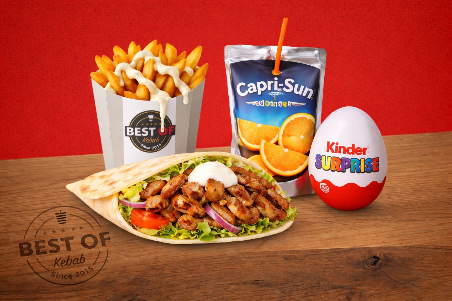 🌯 MENU KIDS P’TIT KEBAB