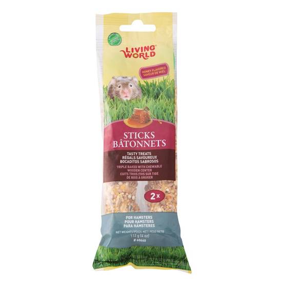Living World® Sticks Hamster Treats (Flavor: Honey, Color: Assorted, Size: 2 Count)