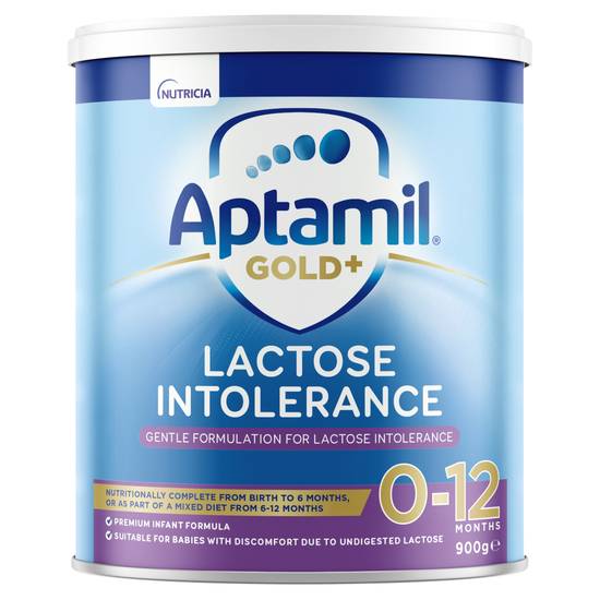 Aptamil Gold+ Lactose Intolerance Baby Infant Formula From Birth To 12 Months 900g