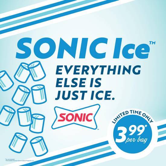 Bag of SONIC® Ice - 10 Pounds