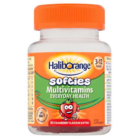 Haliborange Multivitamins 3-12 Years Strawberry Flavour Softies