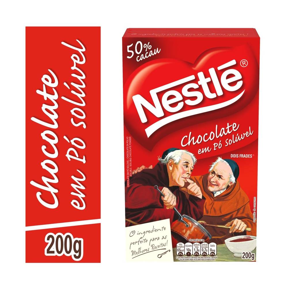 Nestlé chocolate em pó solúvel (200g)