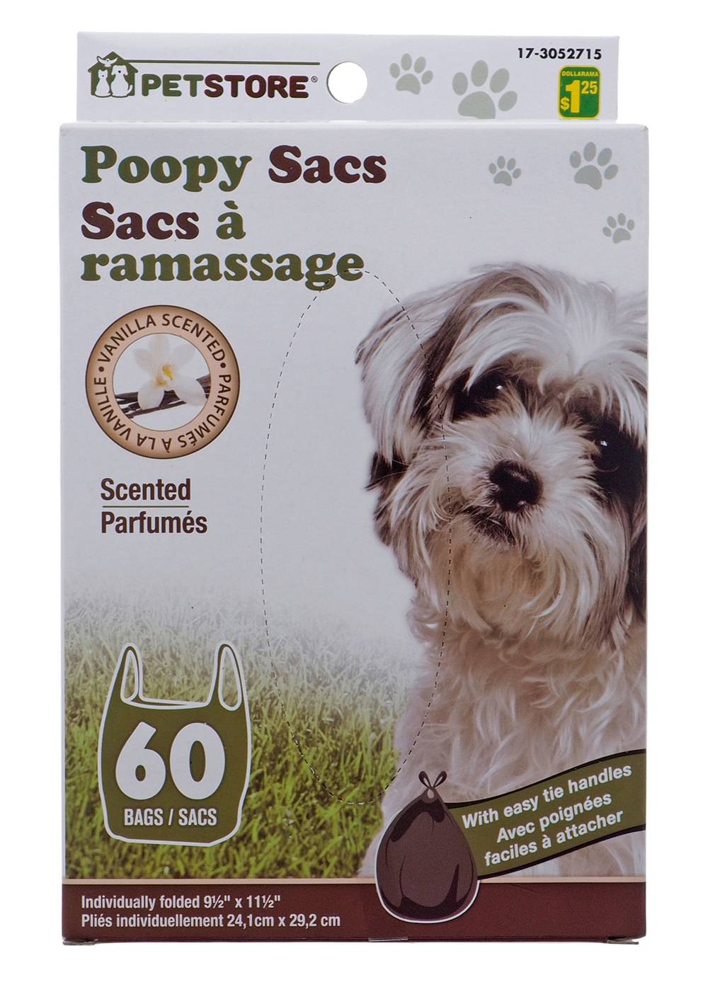 Petstore Poopy Sacs, Vanilla (60 ct)