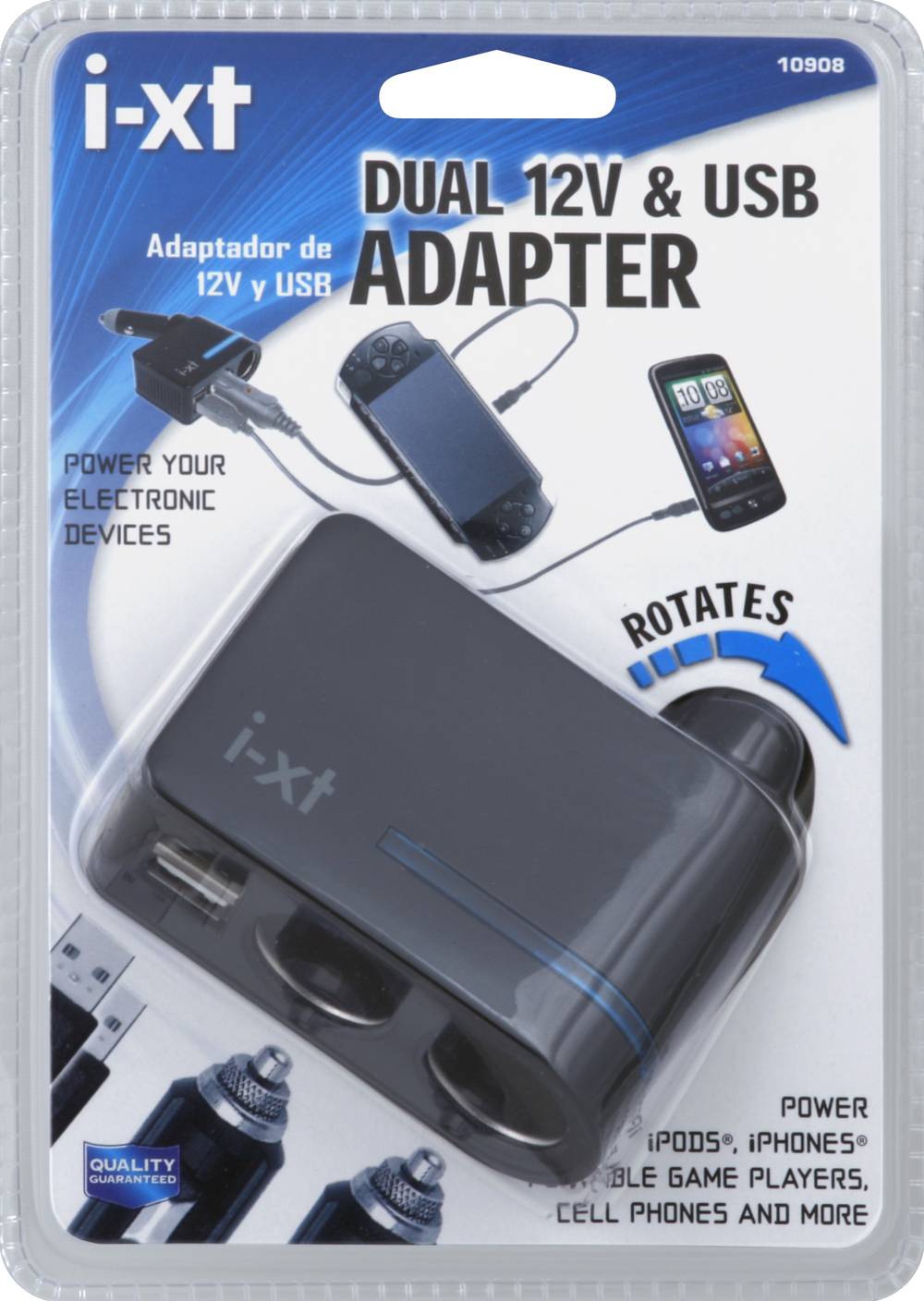 i-xt Dual 12 Volt Power and Usb Adapter