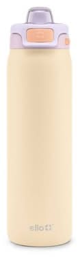 Ello Pop & Fill Stainless Steel Water Bottle 22 oz, Pastel Paradise