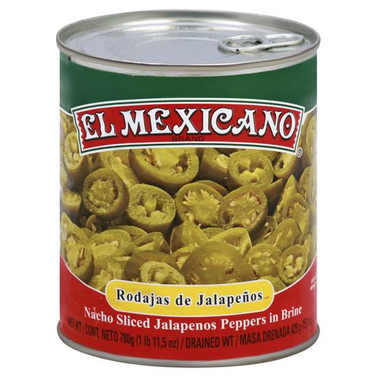 El Mexicano Nacho Sliced Jalapenos Peppers in Brine