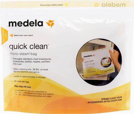 Medela Quick Clean Micro-Steam Bags - 5 Bags (310 g)