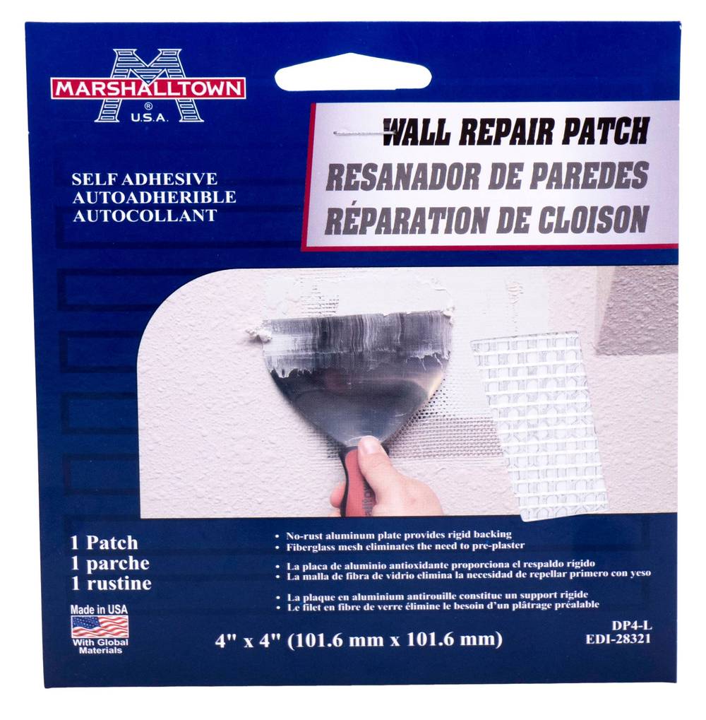 Marshalltown 4-in x 4-in Composite Drywall Repair Patch | DP4-L